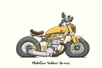 MotoGen bobber motorcycle hi-res