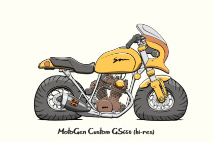 MotoGen custom motorcycle (GS650)