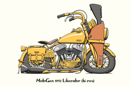 MotoGen HD 1942 Liberator motorcycle