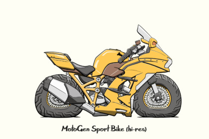 MotoGen sport/racer motorcycle