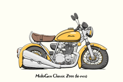 MotoGen classic motorcycle (Z900)